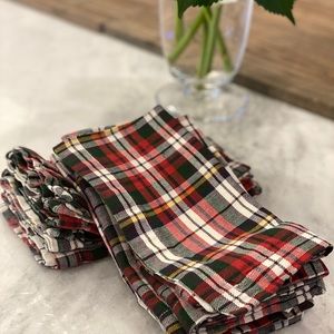 Holiday Plaid Napkins